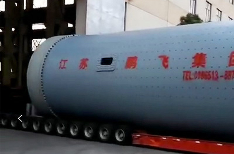 鵬飛4.2*15管磨站裝車(chē)發(fā)運(yùn)